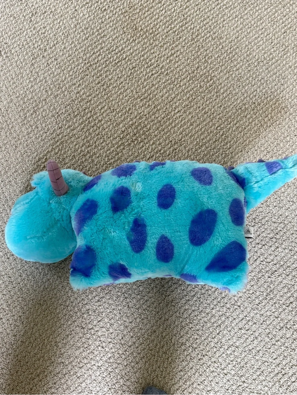 Plush Blue & Purple Sully Monster Stuffed Animal
